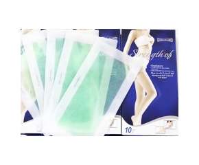 Hộp 10 Miếng Wax Lạnh Depilatory Cho Tay, Chân, Body, Bikini